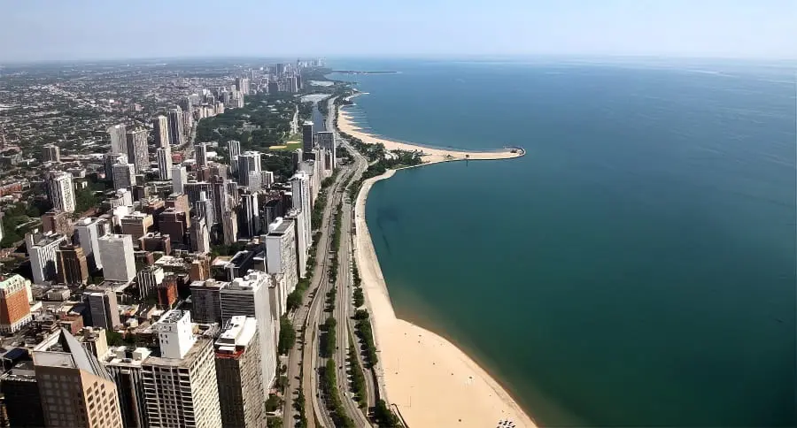 Lake Michigan in Chicago